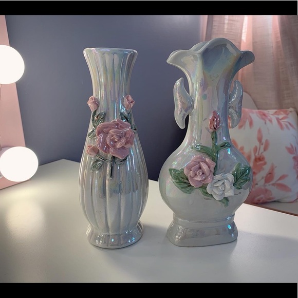 Antique Flower Vases - Picture 1 of 2